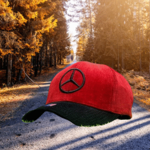 ASPERION - Red Velvet x Black Multicolor Cap